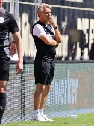 10 08 2024, Football, Men, 2 Bundesliga, Season 2024 2025, SV 07 Elversberg 1 FC Köln, Coach Horst Steffen SV 07 Elversberg Elversberg Ursapharm Arena an der Kaiserlinde Saarland Germany EN Copyright: xSebastianxBachx
