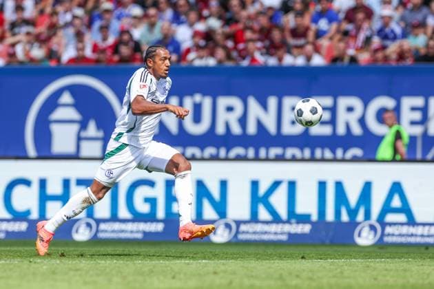 10 08 2024, Football, Season 2024 2025, 2 Bundesliga, 2 Matchday, 1 FC Nürnberg FC Schalke 04, Anton Donkor FC Schalke 04 Nürnberg Max Morlock Stadion Bayern Germany xRHR PHOTO TRx Copyright: TimxRehbein RHR-FOTOx RHR-FOTO TR