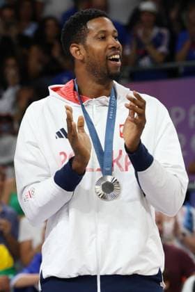 August 10, 2024, Paris, Ile-De-France, France: WILFREDO LEON of Poland reacts to winning the silver medal in the Volleyball Men s Gold Medal Match between Team FRANCE (FRA) and Team POLAND (POL) at the Paris 2024 Olympic Games, Olympische Spiele, Olympia, OS at Arena Paris Sud 1 in Paris, France Paris France - ZUMAc179 20240810_oly_c179_025 Copyright: xMickaelxChavetx
