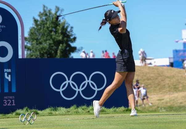 OLYMPICS - Olympic Summer Games 2024 PARIS,FRANCE,10.AUG.24 - OLYMPICS, GOLF - Olympic Summer Games Paris 2024, individual stroke play, ladies, Le Golf National. Image shows Lydia Ko (NZL).  GEPAxpictures xHaraldxSteiner