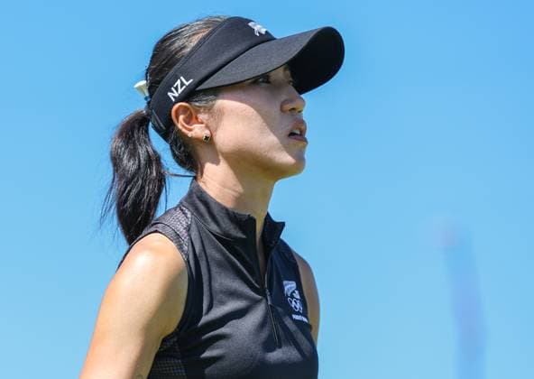 OLYMPICS - Olympic Summer Games 2024 PARIS,FRANCE,10.AUG.24 - OLYMPICS, GOLF - Olympic Summer Games Paris 2024, individual stroke play, ladies, Le Golf National. Image shows Lydia Ko (NZL).  GEPAxpictures xHaraldxSteiner