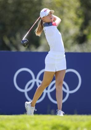 OLYMPICS - Olympic Summer Games 2024 PARIS,FRANCE,10.AUG.24 - OLYMPICS, GOLF - Olympic Summer Games Paris 2024, individual stroke play, ladies, Le Golf National. Image shows Emma Spitz (AUT).  GEPAxpictures xHaraldxSteiner
