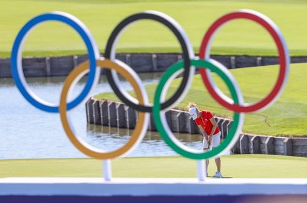 OLYMPICS - Olympic Summer Games 2024 PARIS,FRANCE,10.AUG.24 - OLYMPICS, GOLF - Olympic Summer Games Paris 2024, individual stroke play, ladies, Le Golf National. Image shows Sarah Schober (AUT).  GEPAxpictures xHaraldxSteiner