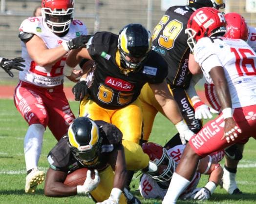 American Football GFL Berlin Adler Potsdam Royals 10 08 2024 Copyright: xmix1pressx