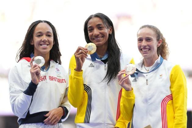 Paris 2024, athletics, women, heptathlon, award ceremony