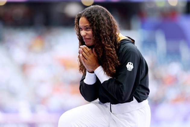 OGUNLEYE Yemisi Team GER Olympic champion 9 Day Athletics Shot put Award ceremony Paris Olympic Games 2024 10 08 2024 Paris Copyright: xLacixPerenyix