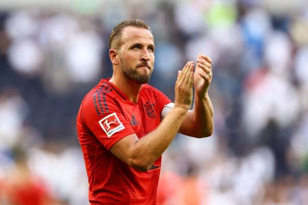 Tottenham Hotspur gegen Bayern München 10. August 2024, London Freundschaftsspiel vor der Saison Tottenham Hotspur gegen Bayern München Harry Kane von Bayern München Foto Jacques Feeney Abseits London UK  Copyright: xJacquesxFeeneyx xOffsidexOffside