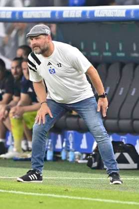 GER 2 FBL,, Hamburger SV vs Hertha BSC 10 08 2024, Volksparkstadion, Hamburg, GER 2 FBL, Hamburger SV vs Hertha BSC in the picture Coach Steffen Baumgart Hamburg nordphotoxGmbH xWitke nph00002