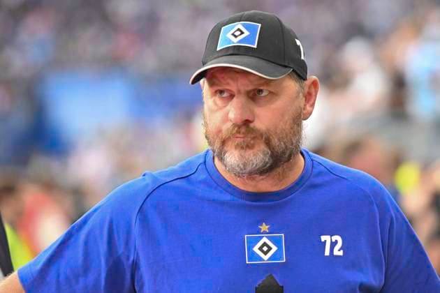GER 2 FBL,, Hamburger SV vs Hertha BSC 10 08 2024, Volksparkstadion, Hamburg, GER 2 FBL, Hamburger SV vs Hertha BSC in the picture Coach Steffen Baumgart Hamburg nordphotoxGmbH xWitke nph00002