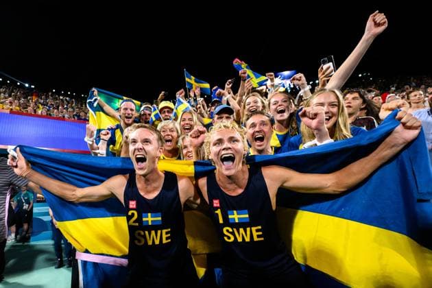 Paris 2024, beach volleyball, final, Olympic champion Sweden