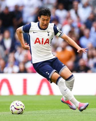 Tottenham Hotspur gegen Bayern München 10. August 2024, London Freundschaftsspiel vor der Saison Tottenham Hotspur gegen Bayern München Heung Min Son von Tottenham Hotspur Foto Jacques Feeney Abseits London UK  Copyright: xJacquesxFeeneyx xOffsidexOffside