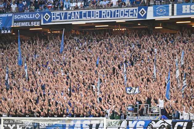 GER 2 FBL,, Hamburger SV vs Hertha BSC 10 08 2024, Volksparkstadion, Hamburg, GER 2 FBL, Hamburger SV vs Hertha BSC in the picture feature fan curve of HSV nordphotoxGmbH xWitke nph00002
