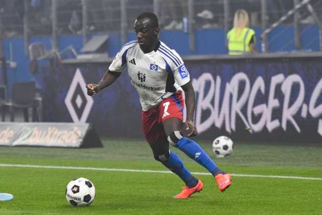 GER 2 FBL,, Hamburger SV vs Hertha BSC 10 08 2024, Volksparkstadion, Hamburg, GER 2 FBL, Hamburger SV vs Hertha BSC in picture single action landscape format Jean Luc Dompe Hamburg 07 nordphotoxGmbH xWitke nph00002