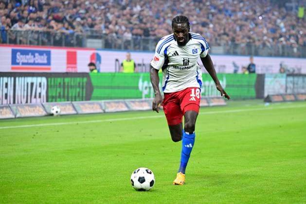 Soccer I Men I 2 Bundesliga l Hamburger SV Hertha BSC I 02 Matchday I Season 2024 2025 I HSV I 10 08 2024 I Jatta Bakery HSV , Sportplatz Volksparkstadion, Stellingen Hamburg Germany