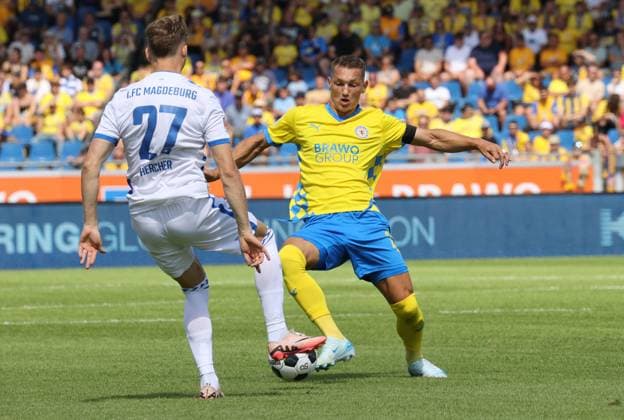 Eintracht BS vs 1 FC Magdeburg Braunschweig, 11 08 2024, Soccer, Season 23 24, 2 Bundesliga, 2 Matchday, Eintracht Braunschweig vs 1 FC Magdeburg, Picture shows Sven Köhler BTSV, 27 Braunschweig