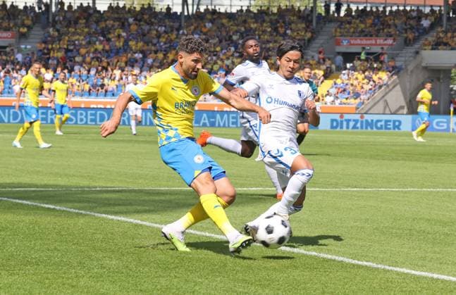 Eintracht BS vs 1 FC Magdeburg Braunschweig, 11 08 2024, Soccer, Season 23 24, 2 Bundesliga, 2 Matchday, Eintracht Braunschweig vs 1 FC Magdeburg, Picture shows Fabio Kaufmann BTSV 7 Braunschweig