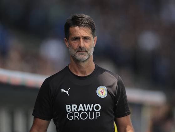 Goalkeeping Coach Milenko Gilic Eintracht Braunschweig Football, Men, Season 2024 2025 2 BL, Eintracht Stadion, Eintracht Braunschweig vs 1 FC Magdeburg, 1 3 DFL REGULATIONS PROHIBIT ANY USE OF PHOTOGRAPHS AS IMAGE SEQUENCES AND OR QUASI VIDEO