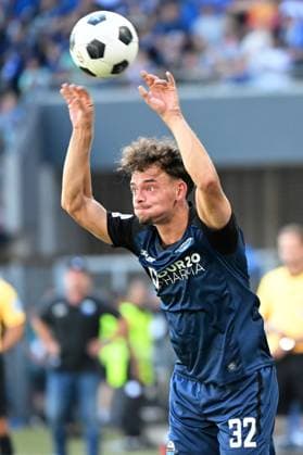 Paderborn, Home Deluxe Arena, 11 08 24, GER, Herren, 2 Bundesliga, Saison 2024 2025, SC Paderborn 07 SV Darmstadt 98 Bild Aaron ZEHNTER Paderborn Only for editorial use DFL regulations prohibit any use of photographs as image sequences and or quasi video NRW Deutschland
