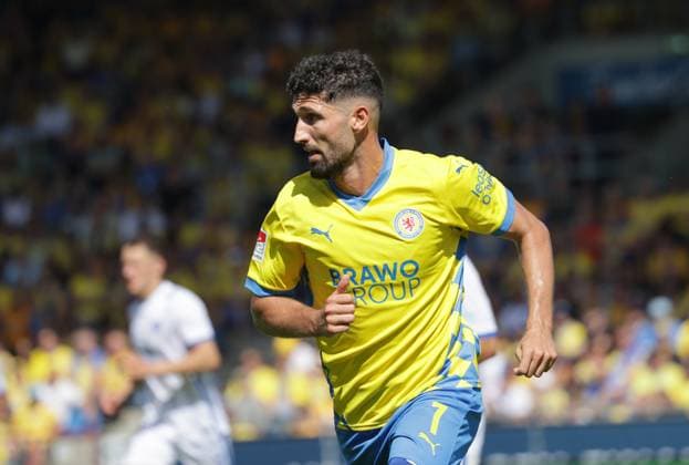 Fabio Kaufmann Eintracht Braunschweig Football, Men, Season 2024 2025 2 BL, Eintracht Stadion, Eintracht Braunschweig vs 1 FC Magdeburg, 1 3 DFL REGULATIONS PROHIBIT ANY USE OF PHOTOGRAPHS AS IMAGE SEQUENCES AND OR QUASI VIDEO