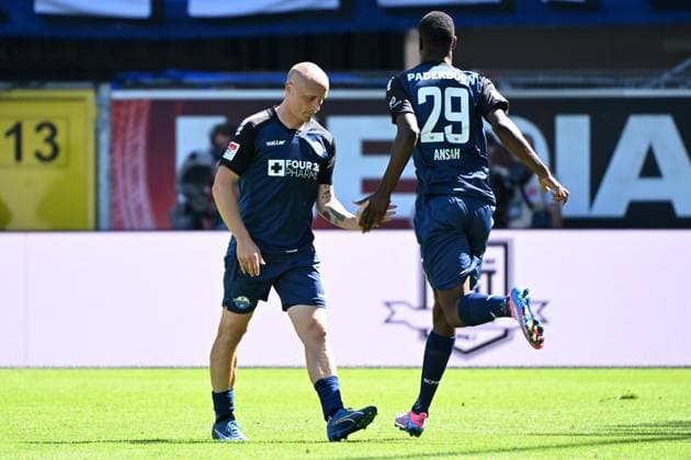 Paderborn, Home Deluxe Arena, 11 08 24, GER, Herren, 2 Bundesliga, Saison 2024 2025, SC Paderborn 07 SV Darmstadt 98 Bild v li Sven MICHEL Paderborn und Ilyas ANSAH Paderborn Only for editorial use DFL regulations prohibit any use of photographs as image sequences and or quasi video NRW Deutschland