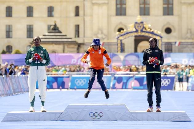 Paris 2024, athletics, women, marathon, award ceremony