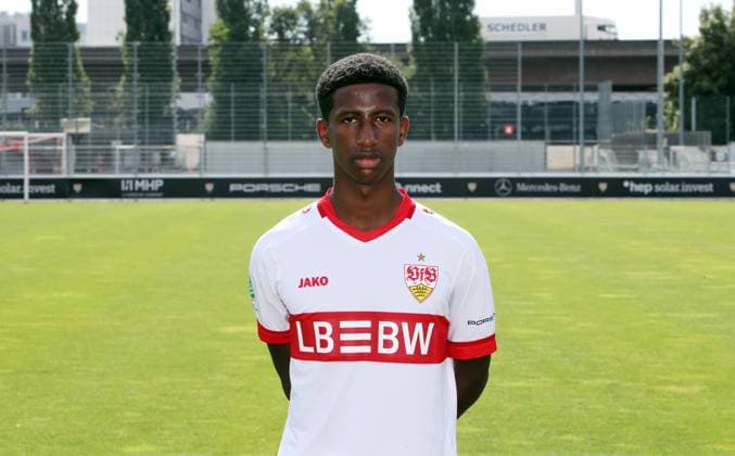 12 08 24 U19 VfB Stuttgart photo session season 2024 2025 Germany, Stuttgart, 12 08 2024, Football, U19 DFB Youth League, U19 VfB Stuttgart photo session season 2024 2025 Mareg Rohm