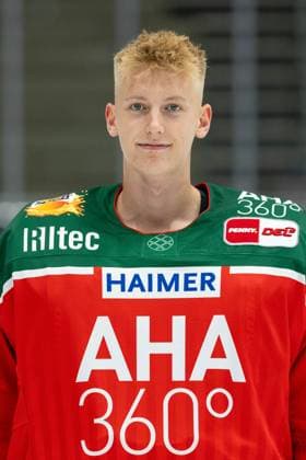 Konrad Fiedler 34 Augsburger Panther , team and portrait pictures, Augsburger Panther, season 2024 2025, ice hockey, Penny DEL, 12 08 2024 Augsburg Bavaria Germany Copyright: xkolbert-press ChristianxKolbertx