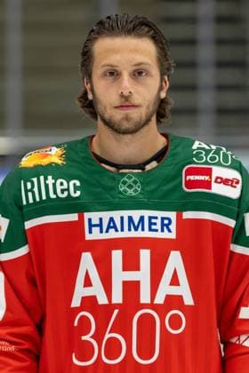 Riley Damiani 19 Augsburger Panther , team and portrait pictures, Augsburger Panther, season 2024 2025, ice hockey, Penny DEL, 12 08 2024 Augsburg Bavaria Germany Copyright: xkolbert-press ChristianxKolbertx