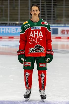 Christian Hanke 25 Augsburger Panther , Team and portrait pictures, Augsburger Panther, Season 2024 2025, Ice Hockey, Penny DEL, 12 08 2024 Augsburg Bavaria Germany Copyright: xkolbert-press ChristianxKolbertx