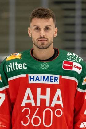 Luca Tosto 77 Augsburger Panther , team and portrait pictures, Augsburger Panther, season 2024 2025, ice hockey, Penny DEL, 12 08 2024 Augsburg Bavaria Germany Copyright: xkolbert-press ChristianxKolbertx