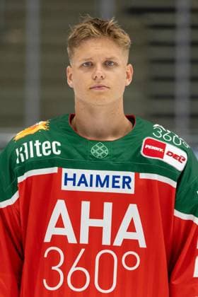 Marco Niewollik 28 Augsburger Panther , team and portrait pictures, Augsburger Panther, season 2024 2025, ice hockey, Penny DEL, 12 08 2024 Augsburg Bavaria Germany Copyright: xkolbert-press ChristianxKolbertx