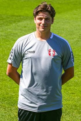 DORDRECHT, 12-08-2024, M-Scores Stadion, Dutch first division Football, season 2024 2025, Photocall FC Dordrecht, Ferri Biesheuvel Video-Analist Photocall FC Dordrecht  x26026796x Copyright: