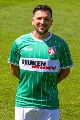DORDRECHT, 12-08-2024, M-Scores Stadion, Dutch first division Football, season 2024 2025, Photocall FC Dordrecht, Barhim Darri of FC Dordrecht Photocall FC Dordrecht  x26026800x Copyright: