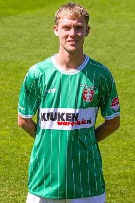 DORDRECHT, 12-08-2024, M-Scores Stadion, Dutch first division Football, season 2024 2025, Photocall FC Dordrecht, Ben Scholte of FC Dordrecht Photocall FC Dordrecht  x26026813x Copyright: