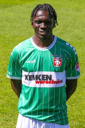 DORDRECHT, 12-08-2024, M-Scores Stadion, Dutch first division Football, season 2024 2025, Photocall FC Dordrecht, Korede Osundina of FC Dordrecht Photocall FC Dordrecht  x26026828x Copyright: