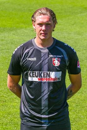 DORDRECHT, 12-08-2024, M-Scores Stadion, Dutch first division Football, season 2024 2025, Photocall FC Dordrecht, Vladislavs Razumejevs goalkeeper of FC Dordrecht Photocall FC Dordrecht  x26026830x Copyright: