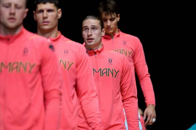 Paris, France Handball Olympic Mens Final Germany Denmark Juri Knorr Germany Lille Stade Pierre Mauroy France