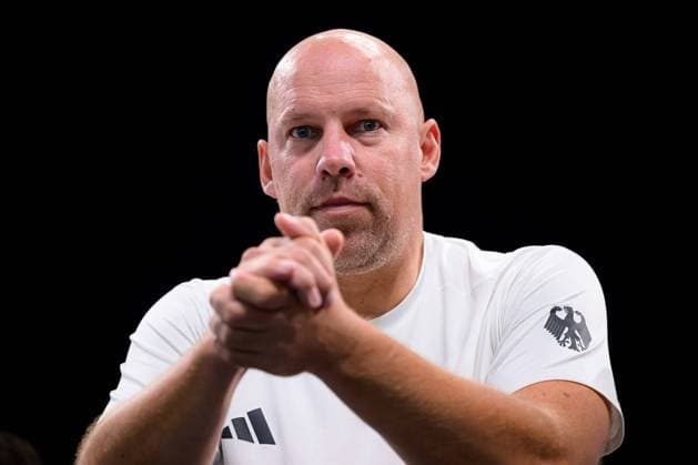 Paris, France Handball Olympics Mens Final Germany Denmark DHB Board Member Sport Axel Kromer Portrait Face Lille Stade Pierre Mauroy France