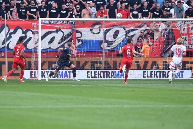 Soccer UEFA Champions League Qualification 3 Round FC Twente FC Salzburg on 13 08 2024 at Stadion De Grolsch Veste in Enschede Goal to 0 1 by Maurits Kjaergaard Salzburg xRx