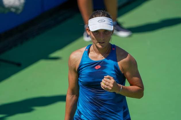 Cincinnati Open: First Round Matches Varvara Gracheva is being seen during her first-round match at the Cincinnati Open tennis tournament in Mason, Ohio, on August 13, 2024. Mason Ohio United States  Copyright: xJasonxWhitmanx originalFilename:whitman-cincinna240813_np03k.jpg