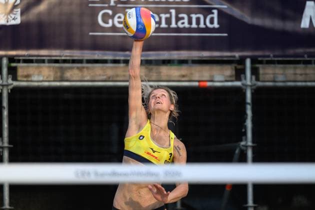 European Championships Beach Volleyball, 13 08 2024, Arnhem Laura Ludwig GER European Championships Beach Volleyball, Arnhem on 13 08 2024 Copyright: xBEAUTIFULxSPORTS PeterxWeberx