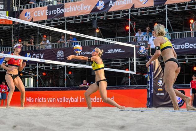 European Championships Beach Volleyball, 13 08 2024, Arnhem Louisa Lippmann GER European Championships Beach Volleyball, Arnhem on 13 08 2024 Copyright: xBEAUTIFULxSPORTS PeterxWeberx