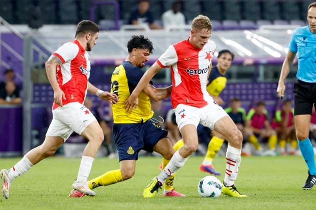 Football, CL-Quali, Royale Union Saint-Gilloise - Slavia Prague
