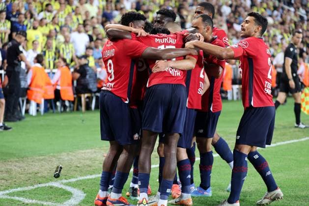 Fenerbahce Lille PHOTOPQR VOIX DU NORD FLORENT MOREAU ; 13 08 2024 ; Istanbul (Turquie), stade Sukru Saracoglu, le 13 08 2024. Troisieme tour preliminaire retour de Ligue des Champions. Fenerbahce affronte le LOSC. PHOTO FLORENT MOREAU LA VOIX DU NORD ISTANBUL France  Copyright: xPHOTOPQR VOIXxDUxNORD MAXPPPxFLORENTxMOREAUx 20240813VDN7776 20240813VDN7776