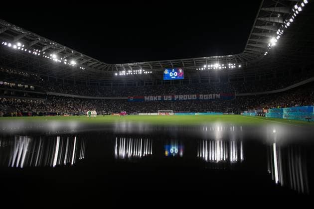 13 august 2024,Stadionul Steaua, Bucharest, UEFA Champions League, Third qualifying round, 2nd leg, FCSB(ROU) vs Sparta Praha (CZE) Make us proud again the suporters and the teams