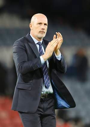 Rangers v FC Dynamo Kyiv UEFA Champions League Philippe Clement Rangers Manager applauds supporters after the final whistle during the UEFA Champions League Third Qualifying Round Second Leg match at Hampden Park, Glasgow UK Newspapers OUT Copyright: xFredxPalmerx FIL-20489-0086