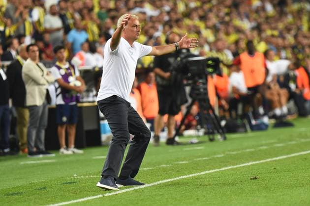 Coach Jose Mourinho of Fenerbahce during the UEFA Champions League Third Qualifying Round: Second Leg match between Fenerbahce and Lille FC at Ulker Stadium iin Istanbul , Turkey on August 13 , 2024. ( Photo by Seskimphoto ) Istanbul Turkey Istanbul Turkey Copyright: xSeskimphotox Fenerbahce-Lille-130824 (88)