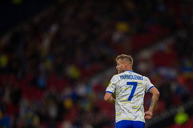 13th August 2024; Hampden Park, Glasgow, Scotland; Champions League Qualifying Football, Second Leg, Rangers versus Dynamo Kyiv; Andriy Yarmolenko of Dynamo Kyiv  ActionPlus12681433 VagelisxGeorgariou