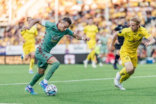 2024.08.13 Bodo Pilka nozna Eliminacje Ligi Mistrzow UEFA Liga Mistrzow 2024 2025 FK Bodo Glimt - Jagiellonia Bialystok N z Dominik Marczuk Foto Ivar Olsen PressFocus 2024.08.13 Bodo Football UEFA Champions League 2024 2025 FK Bodo Glimt - Jagiellonia Bialystok Dominik Marczuk Credit: Ivar Olsen PressFocus NEWSPIX.PL --- Newspix.pl  20240813_pf_0132