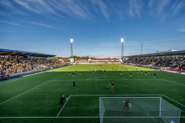 2024.08.13 Bodo Pilka nozna Eliminacje Ligi Mistrzow UEFA Liga Mistrzow 2024 2025 FK Bodo Glimt - Jagiellonia Bialystok N z stadion widok ilustracja zdjecie ilustracyjne zdjecia stockowe Foto Ivar Olsen PressFocus 2024.08.13 Bodo Football UEFA Champions League 2024 2025 FK Bodo Glimt - Jagiellonia Bialystok stadion widok ilustracja zdjecie ilustracyjne zdjecia stockowe Credit: Ivar Olsen PressFocus NEWSPIX.PL --- Newspix.pl  20240813_pf_0140